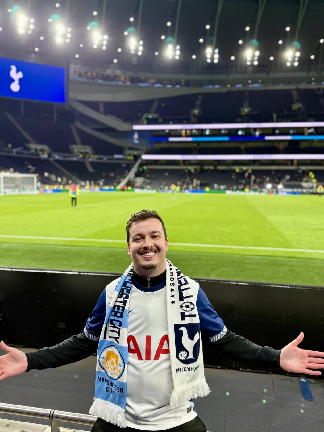 Lucas Tiger em estádio