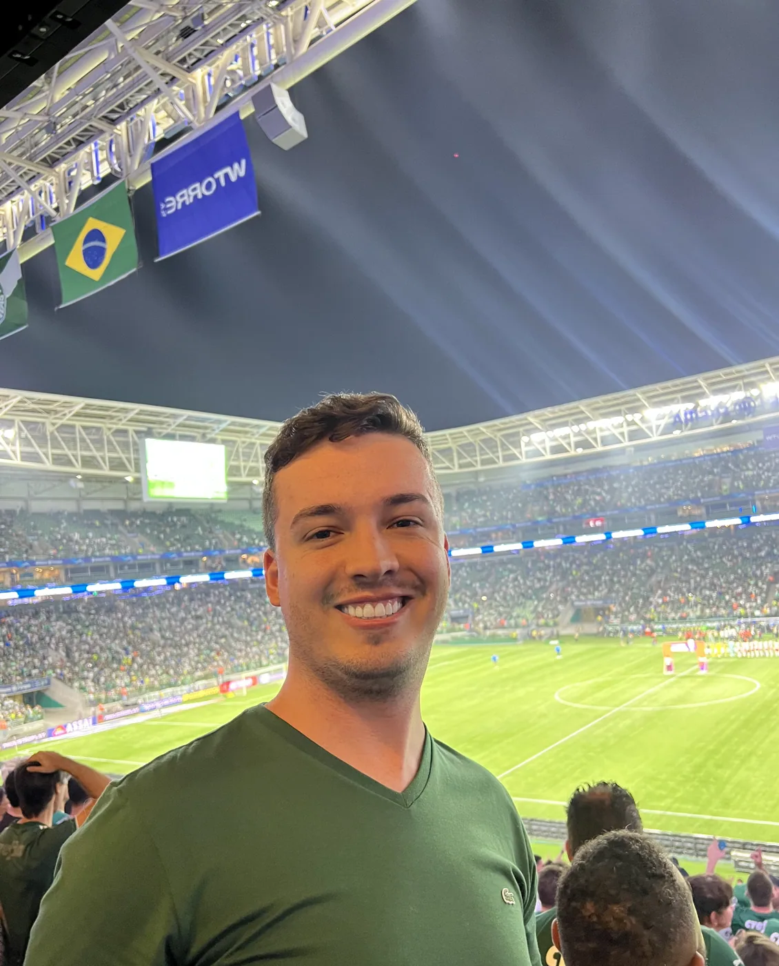 Lucas Tiger em estádio